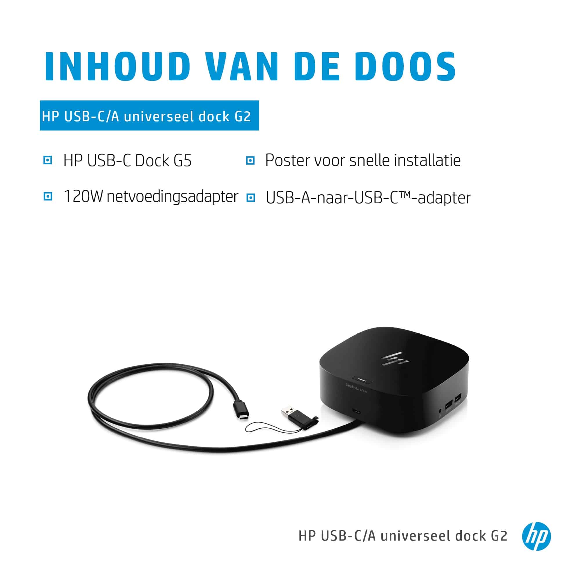 HP USB-C dock G5 - Afbeelding 2
