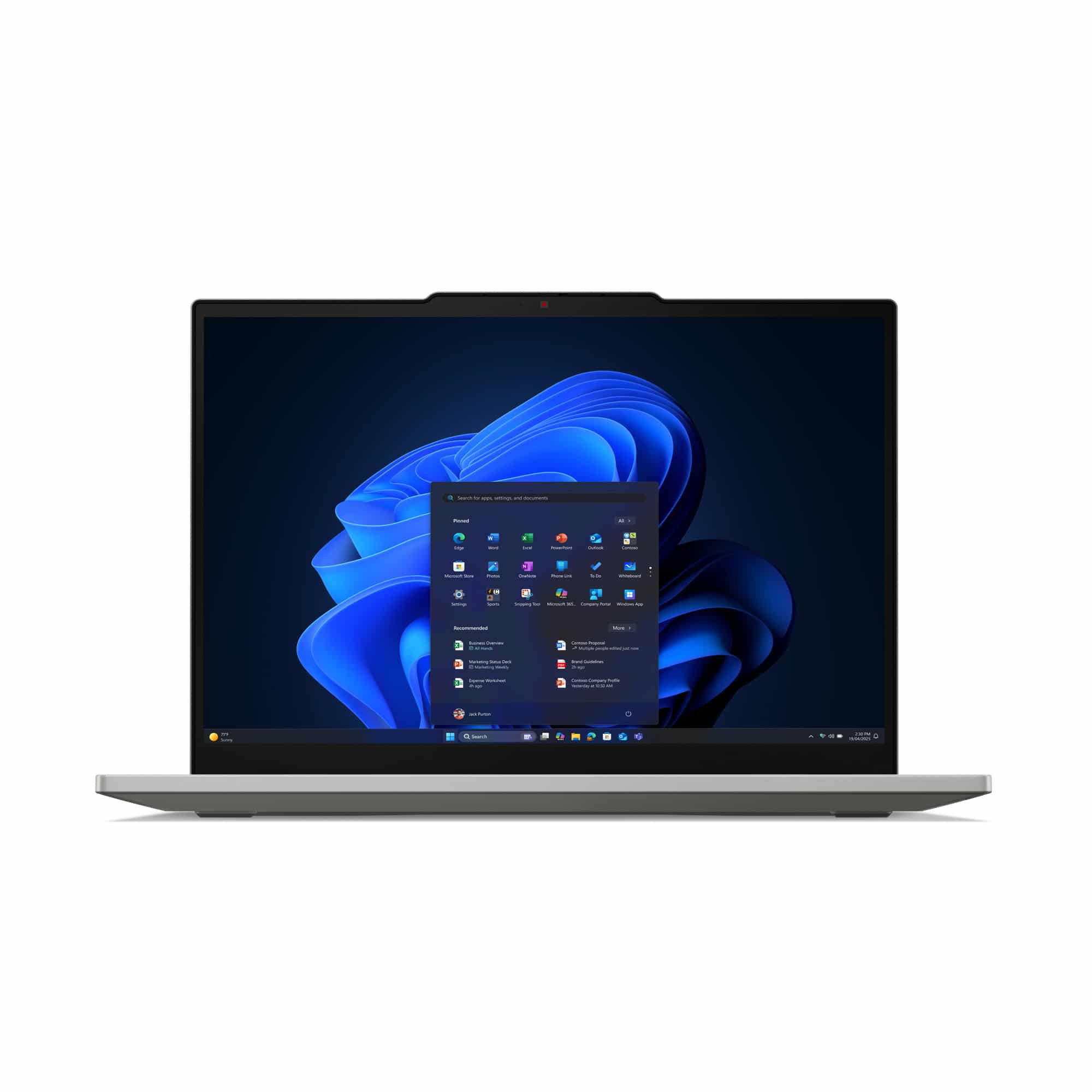 Lenovo ThinkPad L13 2-in-1 Gen 6 (Intel) Intel Core Ultra 5 225U Hybride (2-in-1) 33,8 cm (13.3") Touchscreen WUXGA 16 GB LPDDR5x-SDRAM 512 GB SSD Wi-Fi 6E (802.11ax) Windows 11 Pro Grijs Engels Laptop - Afbeelding 2