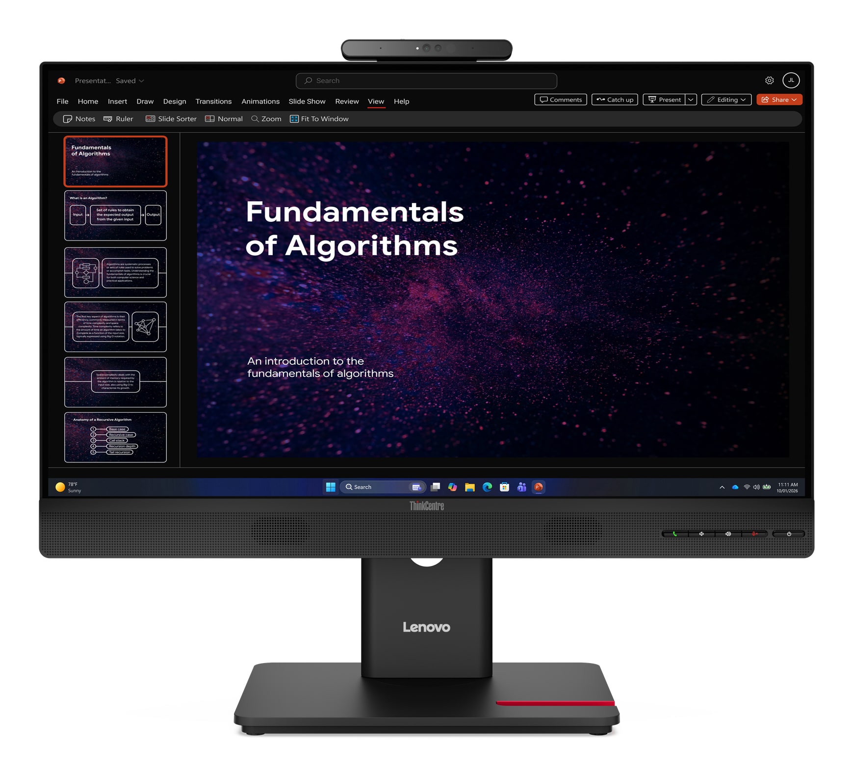 Lenovo ThinkCentre TIO24 Gen6 Monitor - Afbeelding 3