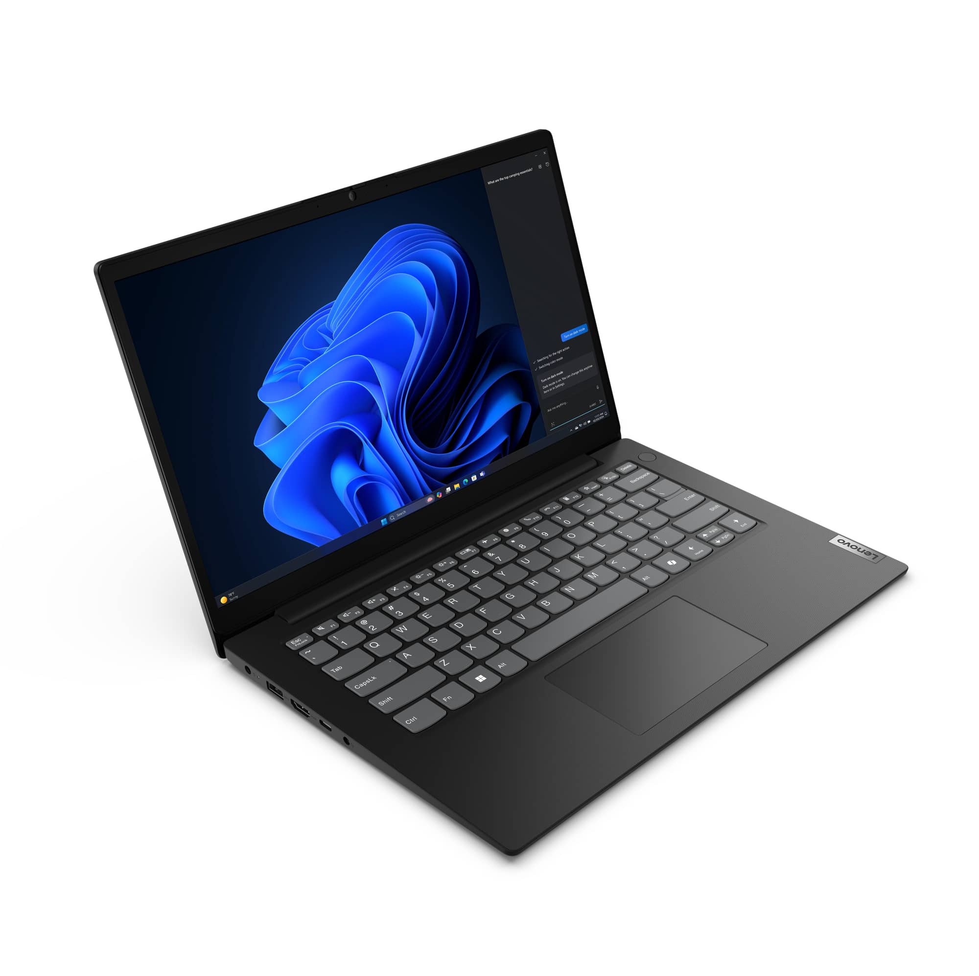 Lenovo V14 G5 IRL Intel Core 5 220U Laptop 35,6 cm (14") Full HD 16 GB DDR5-SDRAM 512 GB SSD Wi-Fi 6 (802.11ax) Windows 11 Pro Zwart Engels - Afbeelding 2