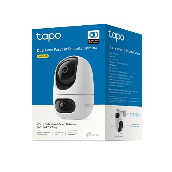 TP-Link Tapo C245D Bolvormig IP-beveiligingscamera Binnen 2304 x 1296 Pixels Plafond/muur - Afbeelding 4