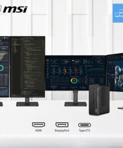 MSI Pro MAX EDGE AI+ 11M-005EU RAIM+ 395 Copilot+ PC AMD Ryzen AI Max+ 128 GB LPDDR5x-SDRAM 2 TB SSD Windows 11 Pro Workstation Zwart - Afbeelding 7