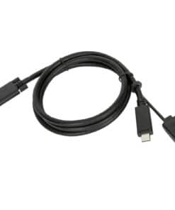 Targus ACC1135GLX USB-kabel USB 3.2 Gen 1 (3.1 Gen 1) 1,8 m USB C 10 Gbit/s Zwart