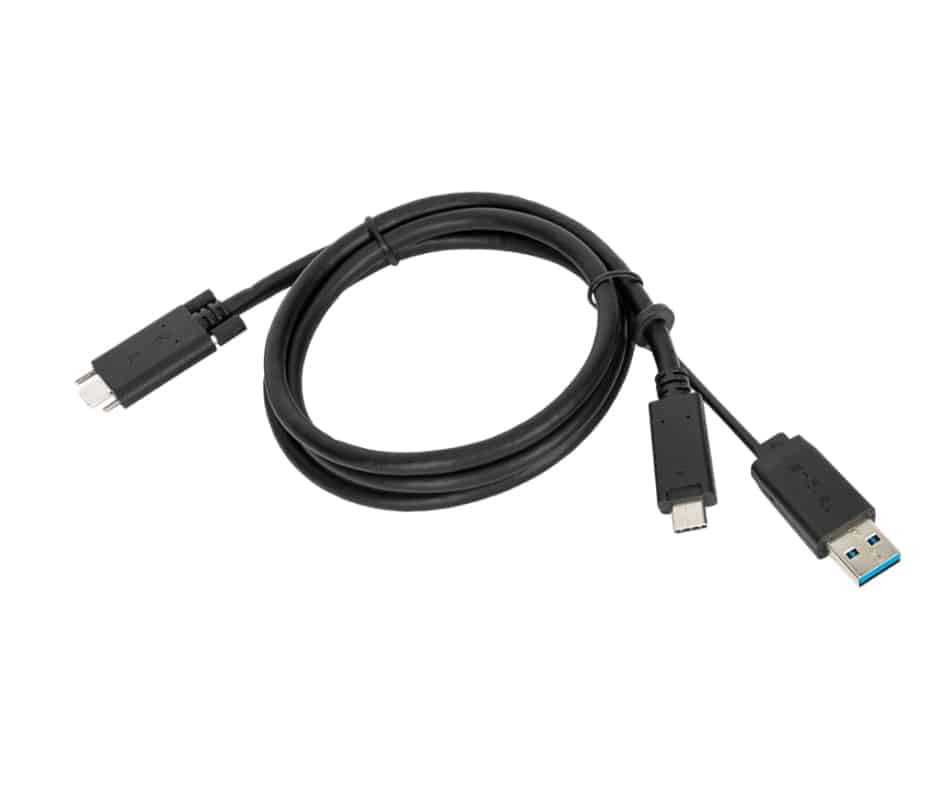 Targus ACC1135GLX USB-kabel USB 3.2 Gen 1 (3.1 Gen 1) 1,8 m USB C 10 Gbit/s Zwart