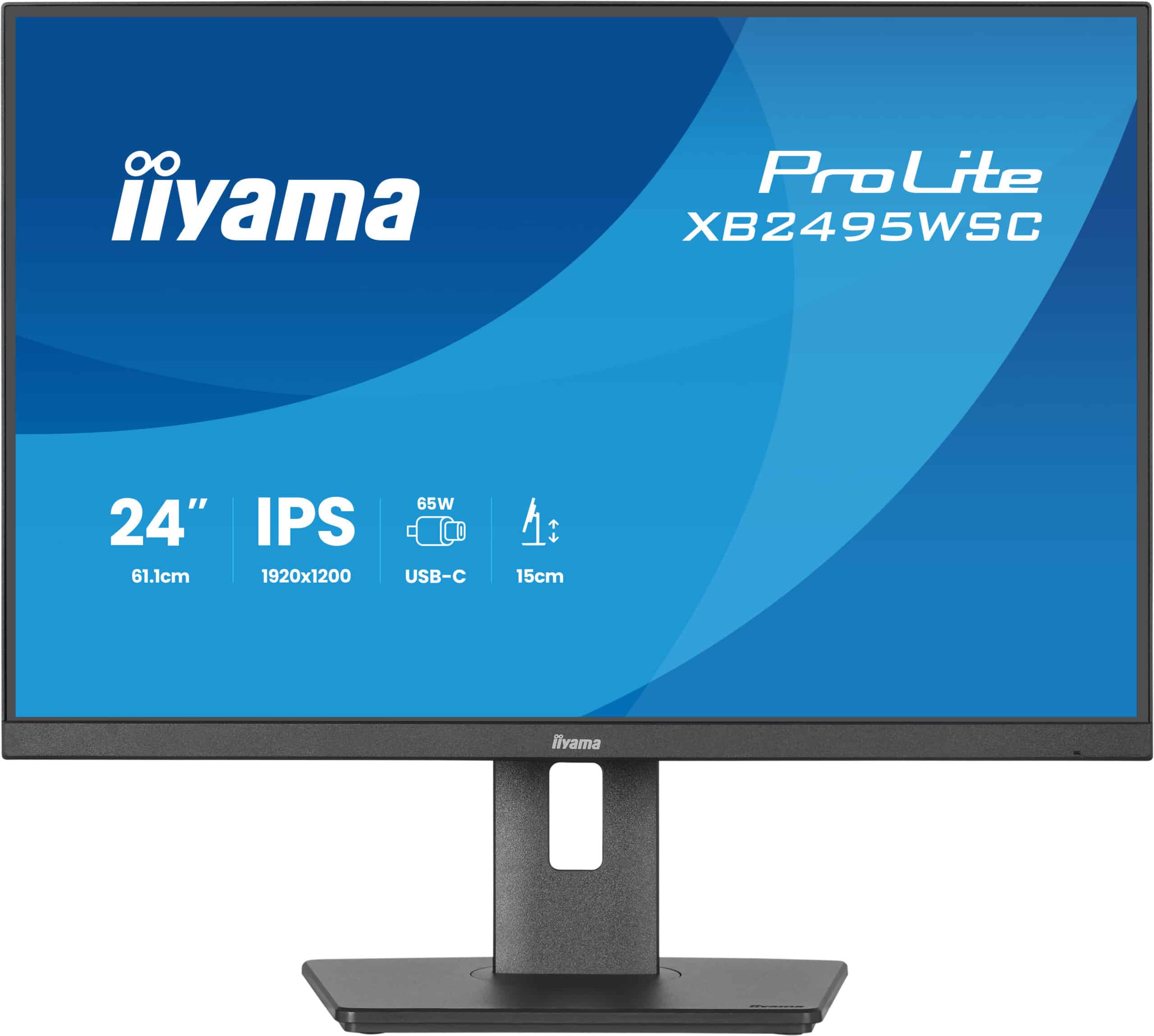 iiyama ProLite XB2495WSC-B1 computer monitor 61,2 cm (24.1") 1920 x 1200 Pixels WUXGA LED Zwart