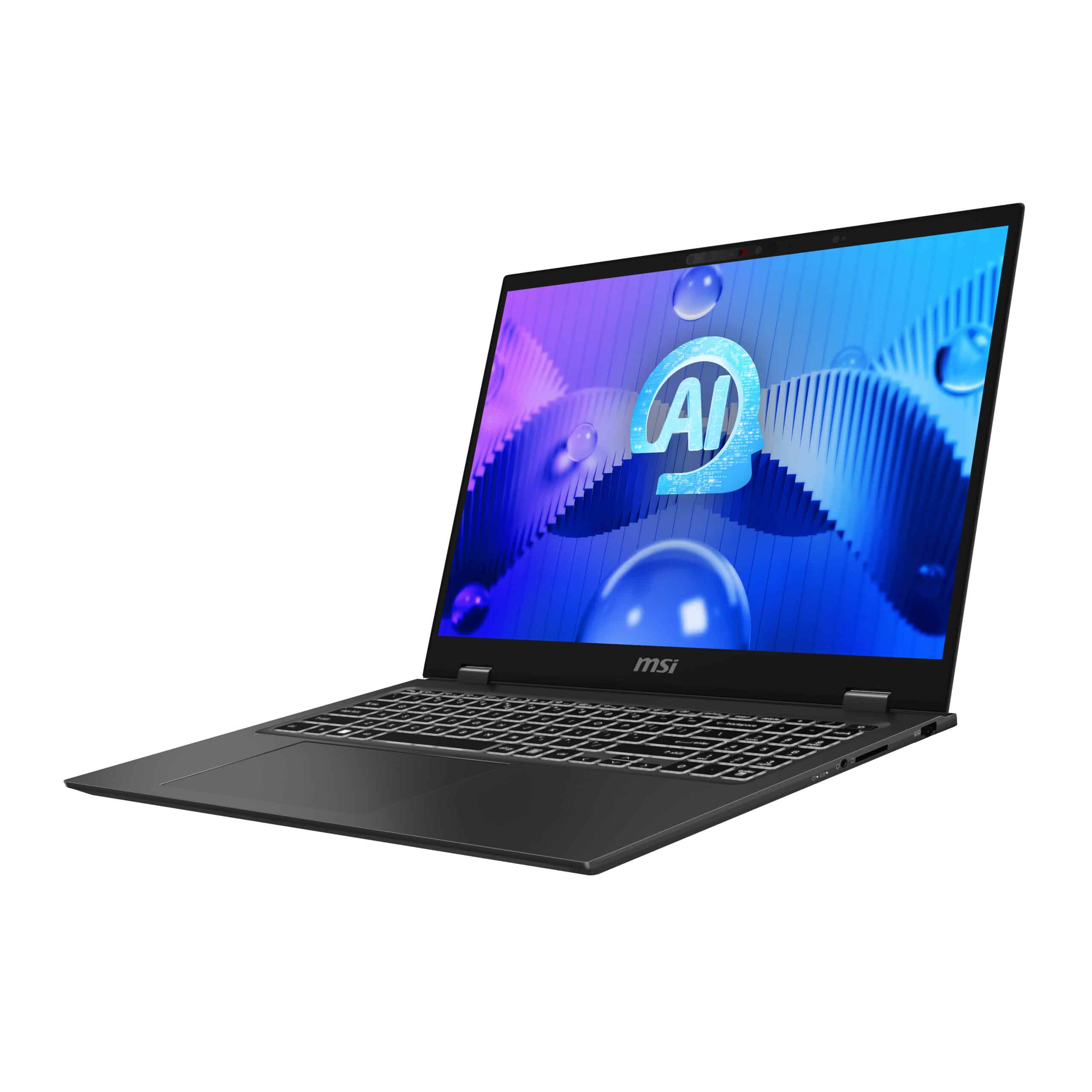 MSI Prestige 16 AI EVO B1MG-233BE Intel Core Ultra 7 165H Laptop 40,6 cm (16") Full HD+ 16 GB LPDDR5-SDRAM 512 GB SSD Wi-Fi 7 (802.11be) Windows 11 Pro Grijs - Afbeelding 2
