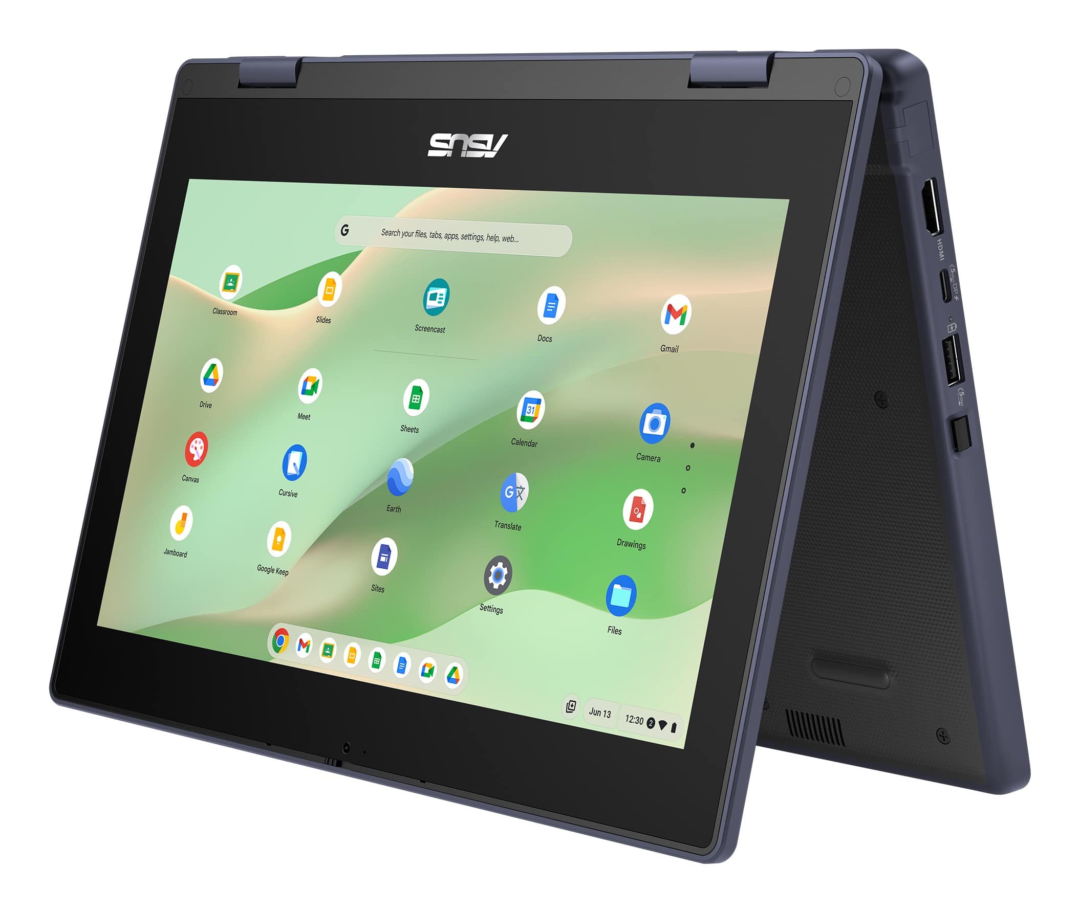 ASUS Chromebook CZ11 Flip CZ1104FM4A-NS0199 MediaTek Kompanio 540 29,5 cm (11.6") Touchscreen HD 4 GB LPDDR4x-SDRAM 64 GB eMMC Wi-Fi 7 (802.11be) ChromeOS Grijs AZERTY Belgisch