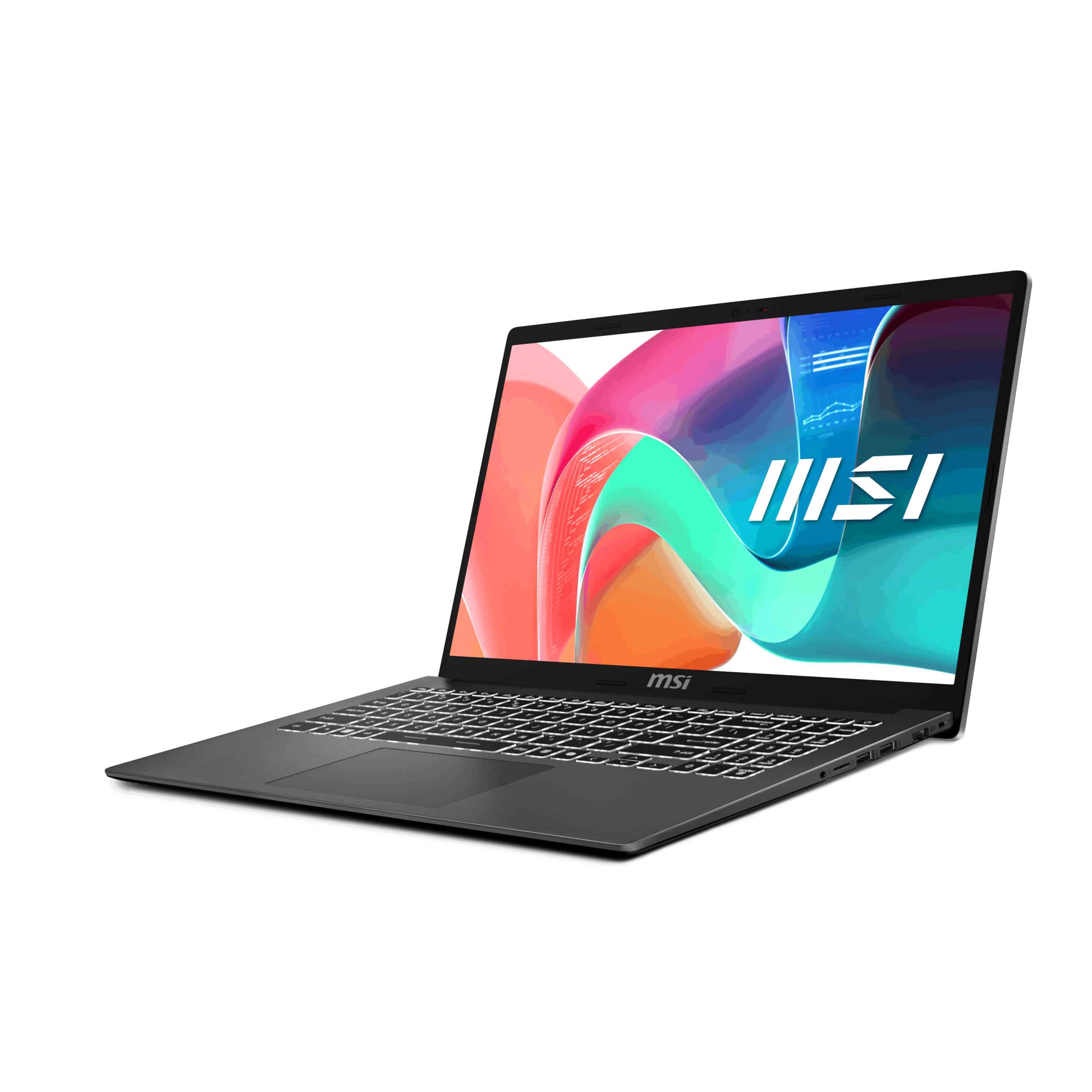 MSI Modern 15 F1MG-1242BE Intel Core 5 120U Laptop 39,6 cm (15.6") Full HD 16 GB DDR4-SDRAM 512 GB SSD Wi-Fi 6E (802.11ax) Windows 11 Home Grijs - Afbeelding 2
