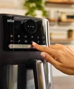 Braun HF 5075 Enkel Vrijstaand 2000 W Heteluchtfriteuse Zwart, Grijs - Afbeelding 3