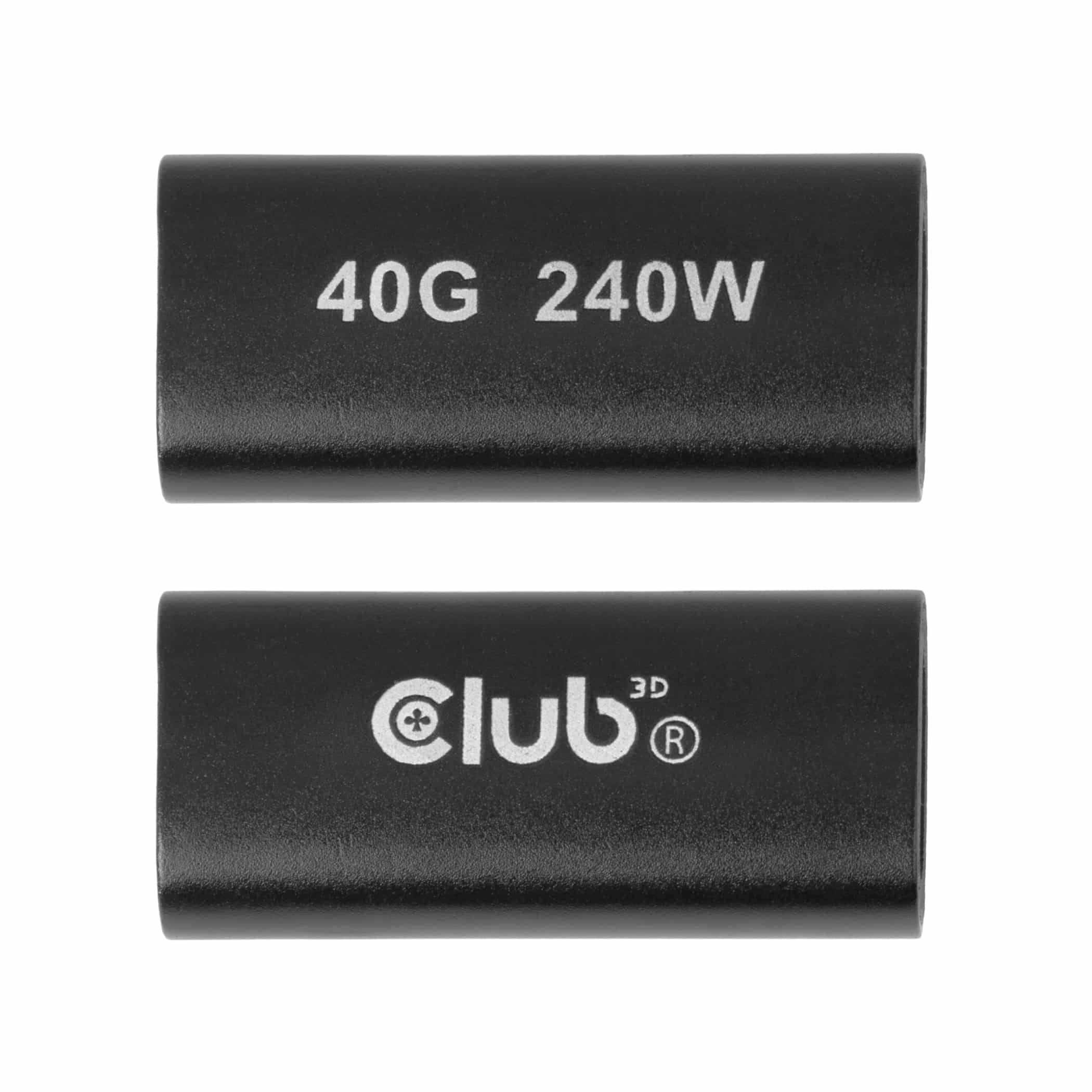 CLUB3D USB-C-vrouwelijke adapter 40G 240 W 8K 60 Hz - Afbeelding 5