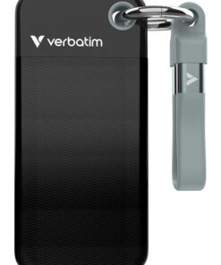 Verbatim Pocket SSD 512 GB USB Type-C 3.2 Gen 2 (3.1 Gen 2) Zwart, Grijs