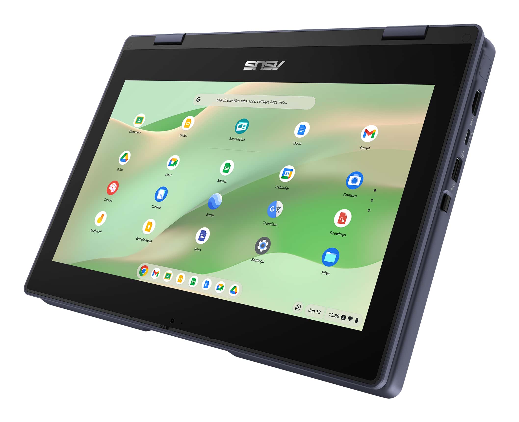 ASUS Chromebook CZ11 Flip CZ1104FM4A-NS0199 MediaTek Kompanio 540 29,5 cm (11.6") Touchscreen HD 4 GB LPDDR4x-SDRAM 64 GB eMMC Wi-Fi 7 (802.11be) ChromeOS Grijs AZERTY Belgisch - Afbeelding 6