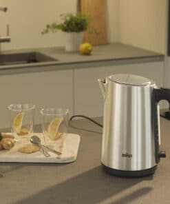 Braun WK 5200 waterkoker 1,7 l 2200 W Roestvrijstaal, Zwart - Afbeelding 5