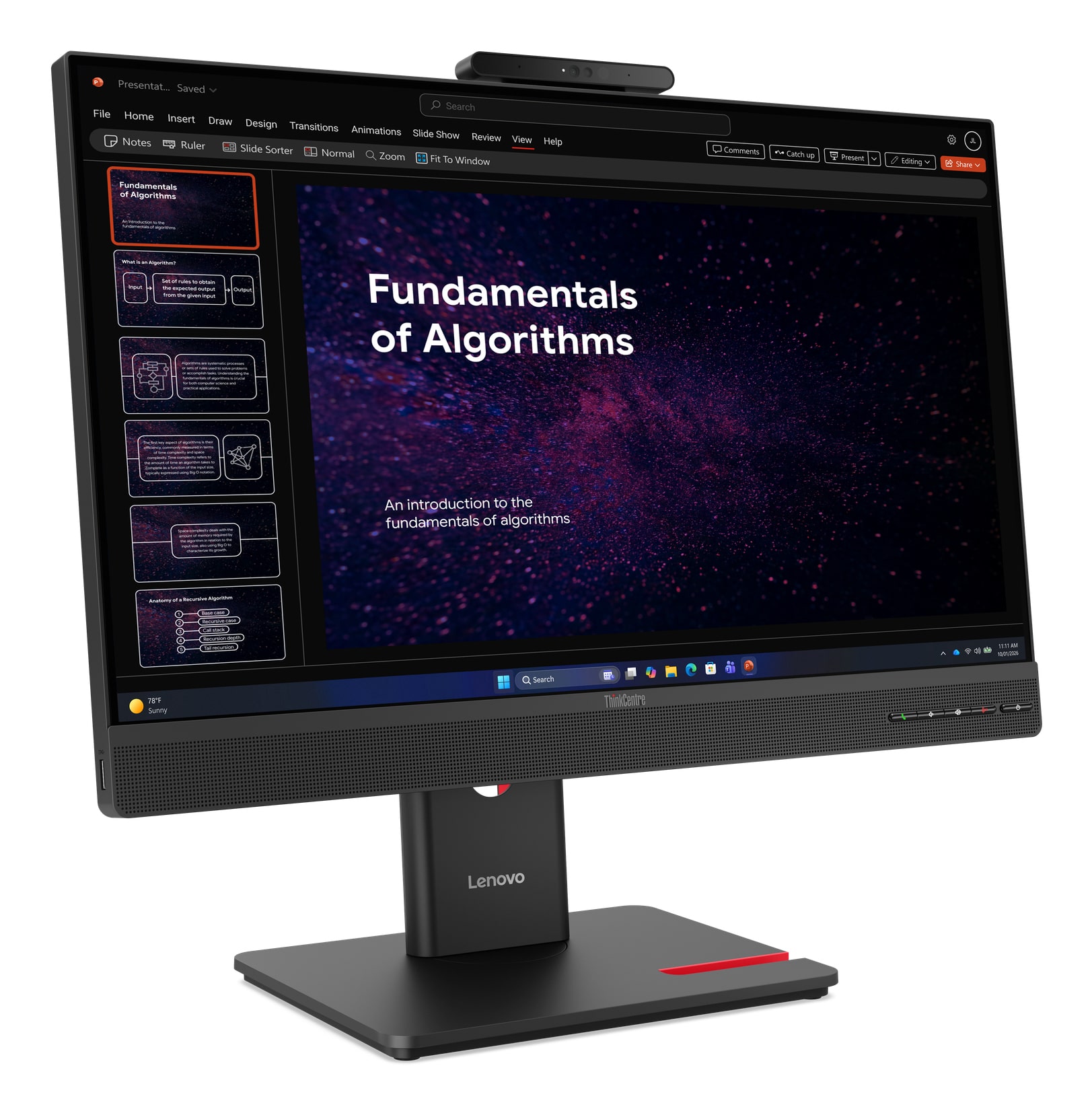 Lenovo ThinkCentre TIO24 Gen6 Monitor - Afbeelding 4