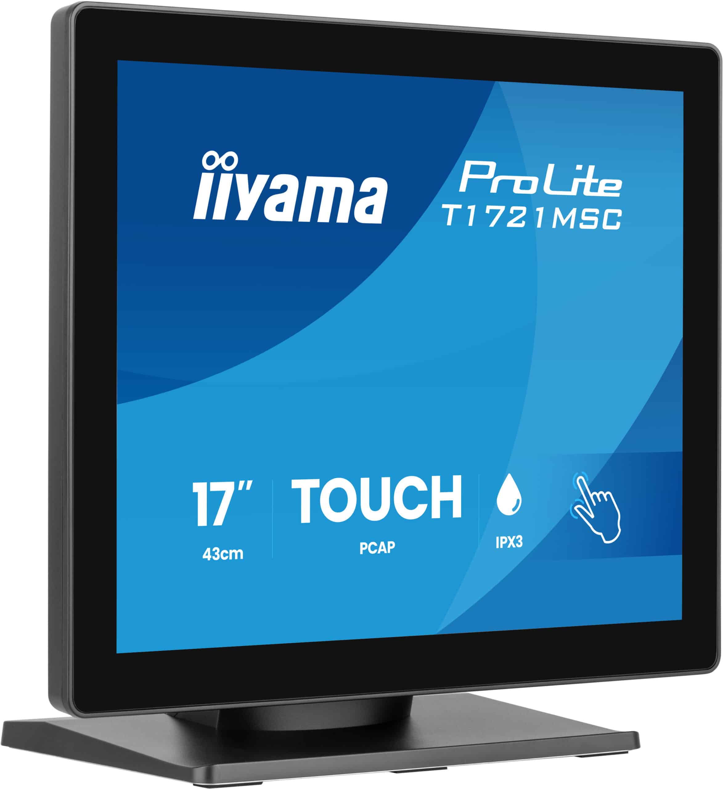 iiyama ProLite T1721MSC-B3 computer monitor 43,2 cm (17") 1280 x 1024 Pixels SXGA Touchscreen Tafelblad Zwart - Afbeelding 3