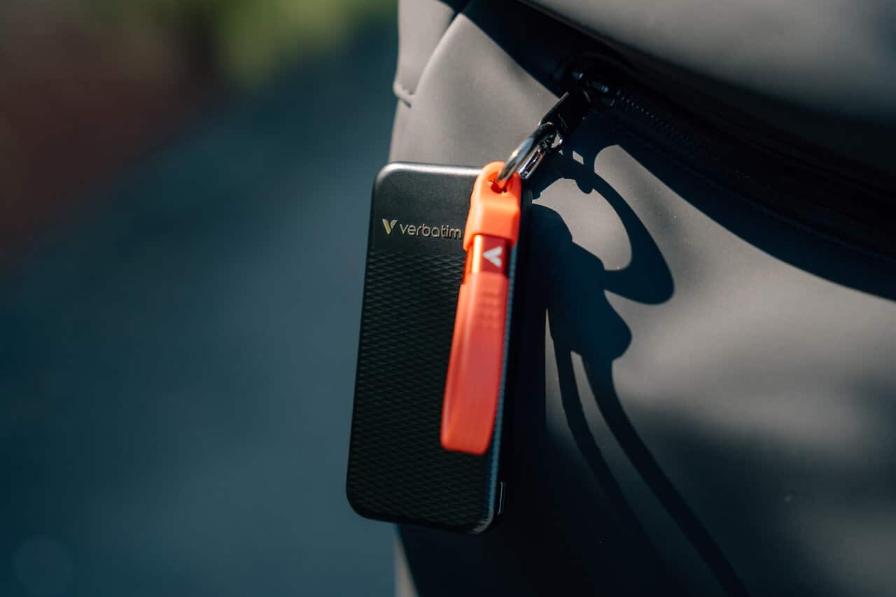 Verbatim Pocket SSD 256 GB USB Type-C 3.2 Gen 2 (3.1 Gen 2) Zwart, Rood - Afbeelding 3