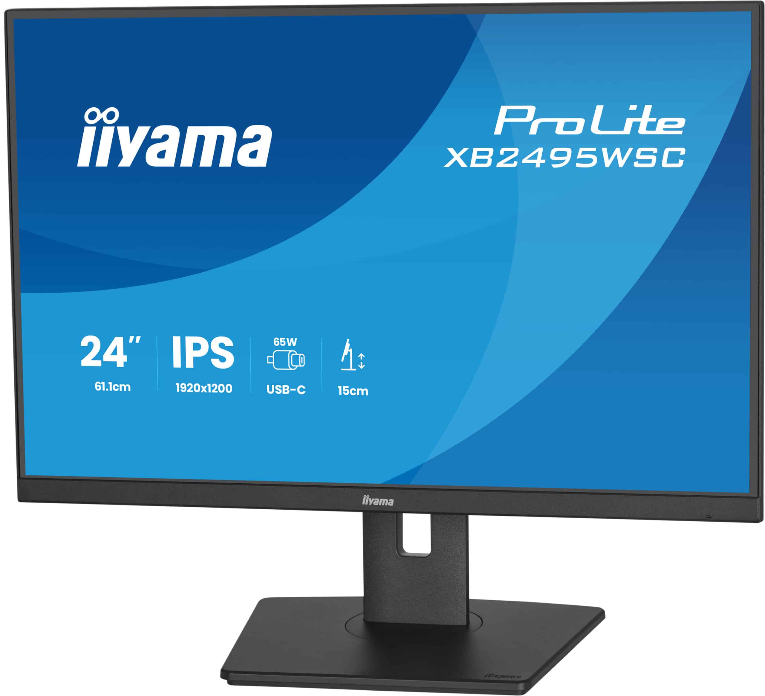 iiyama ProLite XB2495WSC-B1 computer monitor 61,2 cm (24.1") 1920 x 1200 Pixels WUXGA LED Zwart - Afbeelding 7