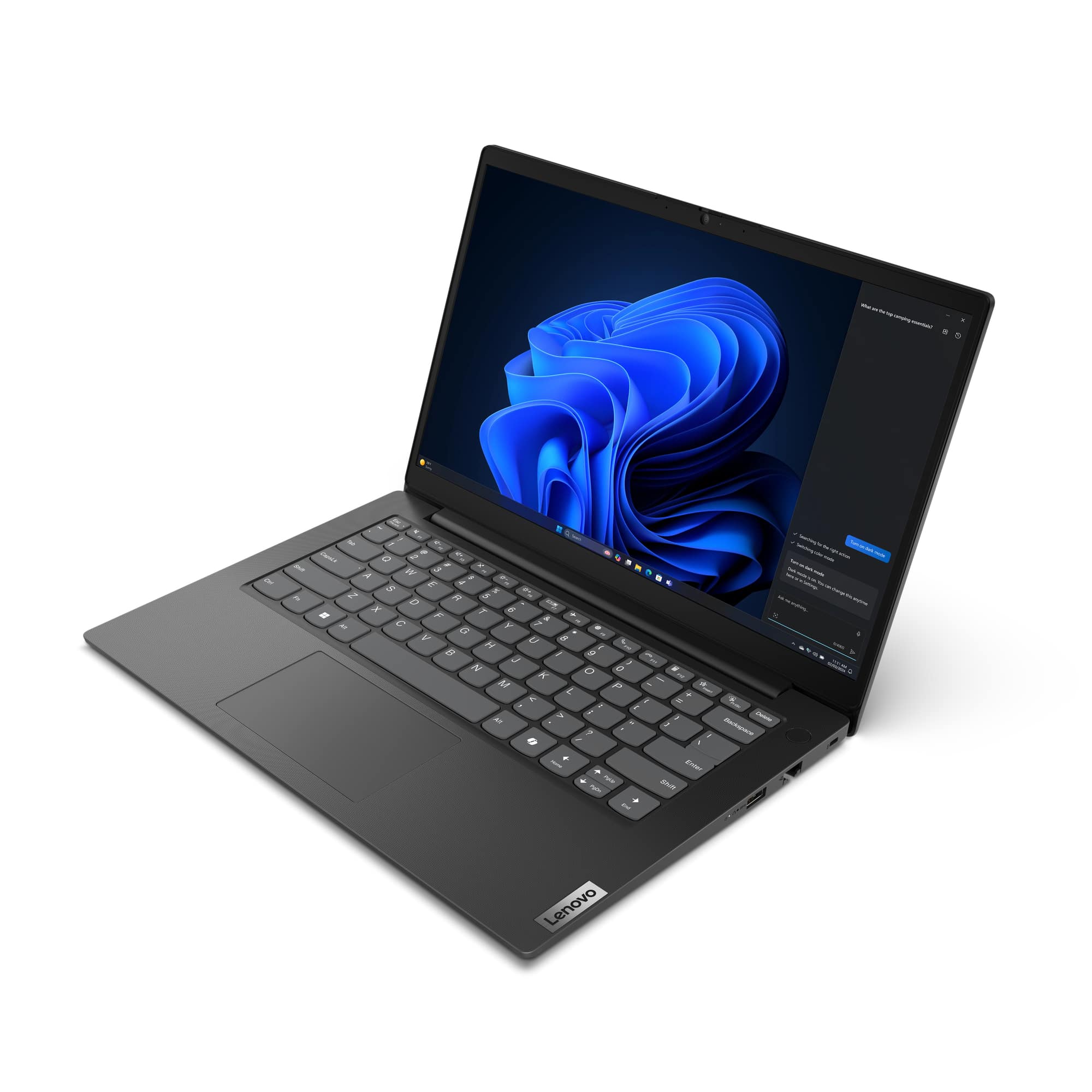 Lenovo V14 G5 IRL Intel Core 5 220U Laptop 35,6 cm (14") Full HD 16 GB DDR5-SDRAM 512 GB SSD Wi-Fi 6 (802.11ax) Windows 11 Pro Zwart Engels - Afbeelding 3