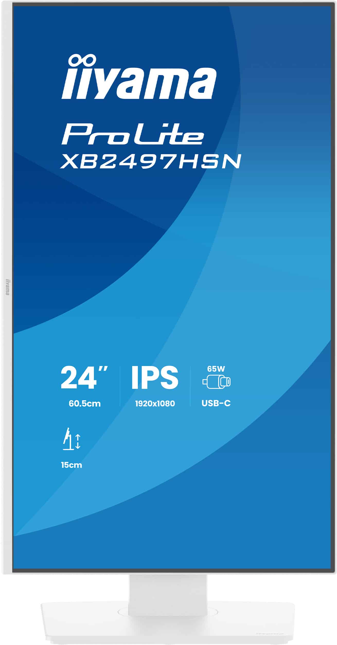 iiyama ProLite XB2497HSN-W1 computer monitor 60,5 cm (23.8") 1920 x 1080 Pixels Full HD LED Wit - Afbeelding 2