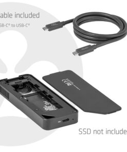 CLUB3D M.2 SSD-behuizing met koelventilator, NVMe, USB4 - Afbeelding 5