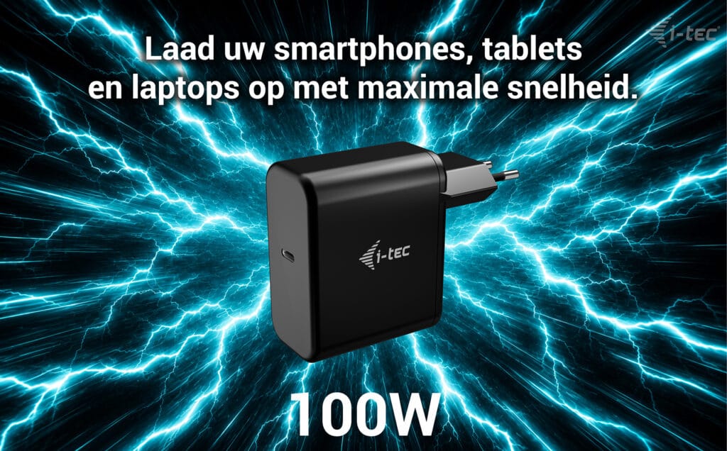 i-tec 100W USB-C GaN Charger - Afbeelding 5