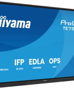iiyama TE7513A-B3AG beeldkrant Interactief flatscreen 190,5 cm (75") LCD Wifi 500 cd/m² 4K Ultra HD Zwart Touchscreen Type processor Android 24/7 Monitor - Afbeelding 4