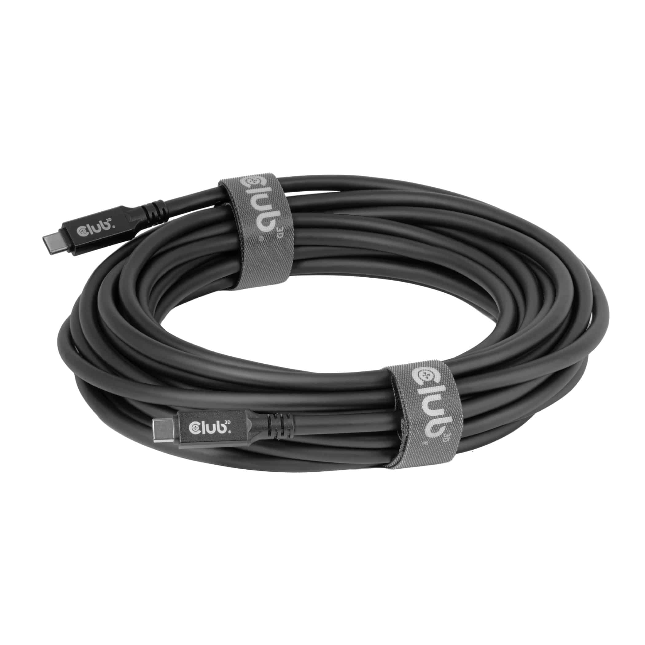CLUB3D USB-C-kabel 8K 60 Hz 100 W 20 Gbps USB4 9 m/29,53 ft - Afbeelding 5