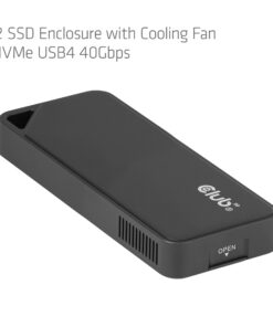 CLUB3D M.2 SSD-behuizing met koelventilator, NVMe, USB4 - Afbeelding 2