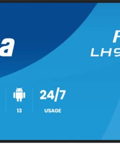iiyama LH9252UWS-B1AG beeldkrant Kiosk-ontwerp 2,34 m (92") LCD Wifi 500 cd/m² UltraWide 5K HD Zwart Type processor Android 24/7