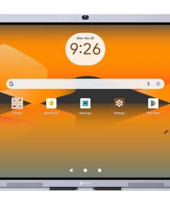 AG Neovo IFP7504P Interactief flatscreen 189,2 cm (74.5") LED Wifi 400 cd/m² 4K Ultra HD Zilver Touchscreen Type processor Android Monitor