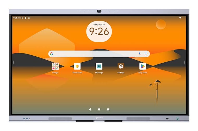 AG Neovo IFP7504P Interactief flatscreen 189,2 cm (74.5") LED Wifi 400 cd/m² 4K Ultra HD Zilver Touchscreen Type processor Android Monitor