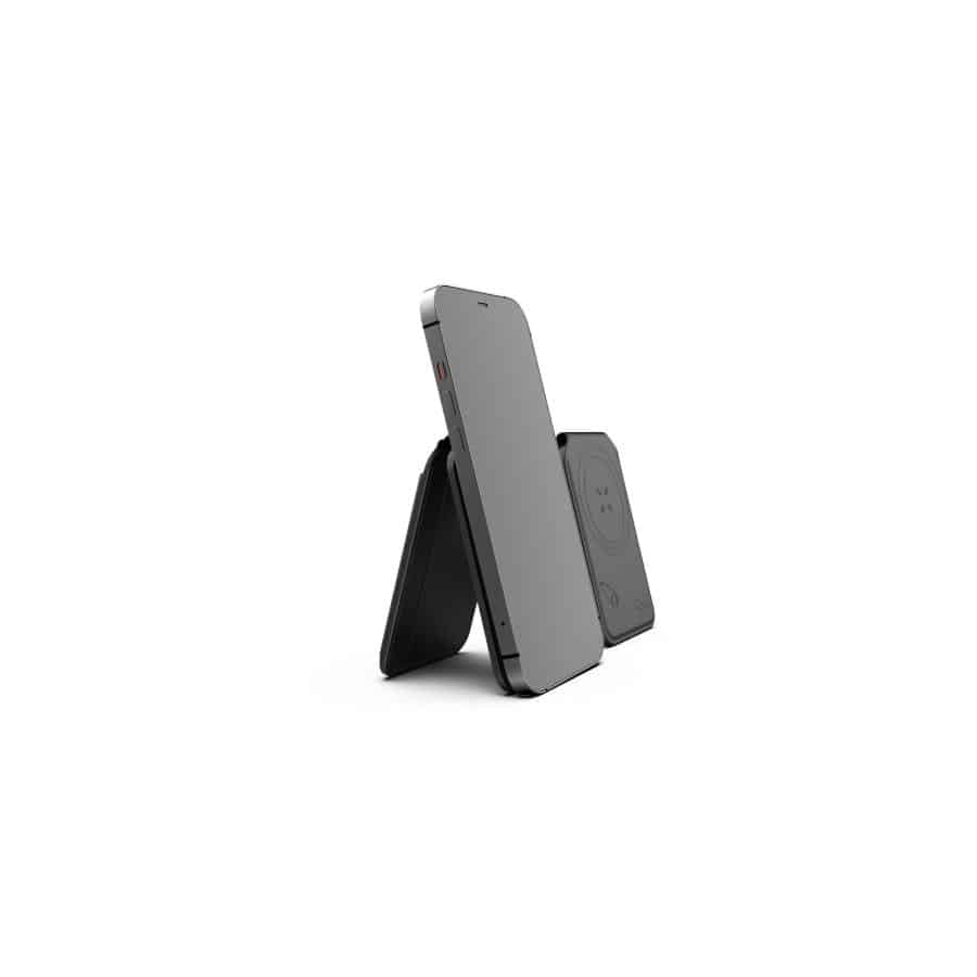 XENON SMART X6608 Smart MagSafe Trackable Wallet, 130 mAh Li-ion, Black