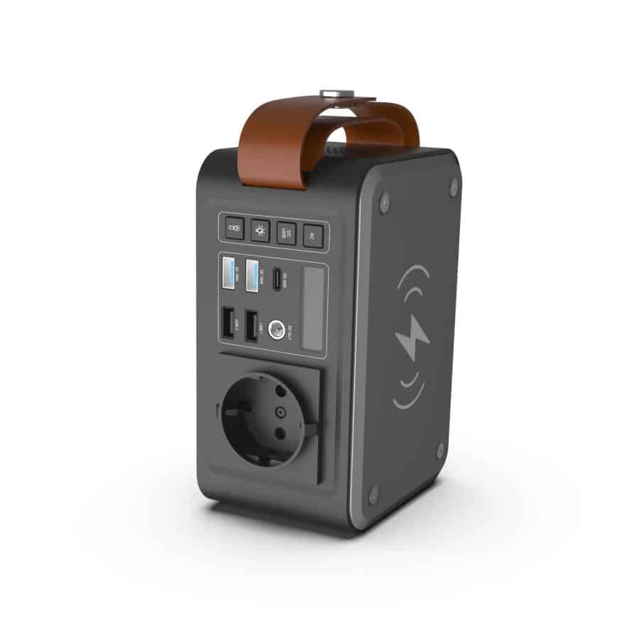 XENON SMART X6801 Portable Power Station, 88W, 24.000 mAh, Black - Afbeelding 2