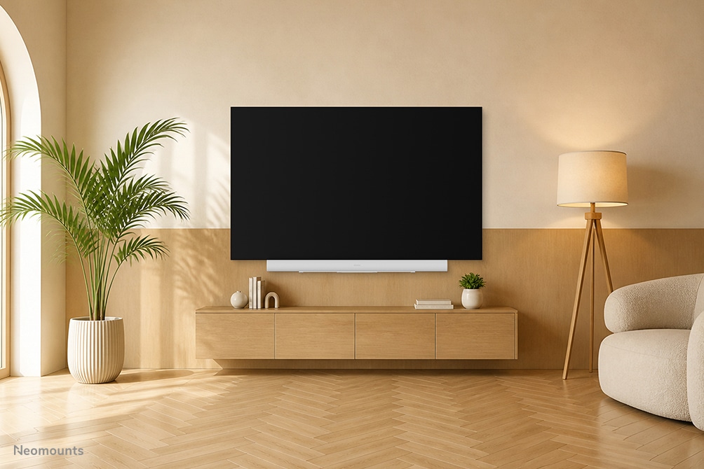 Neomounts AV35-727WH1 TV-beugel voor Sonos Arc & Arc Ultra - eenvoudige installatie - wit - Afbeelding 8