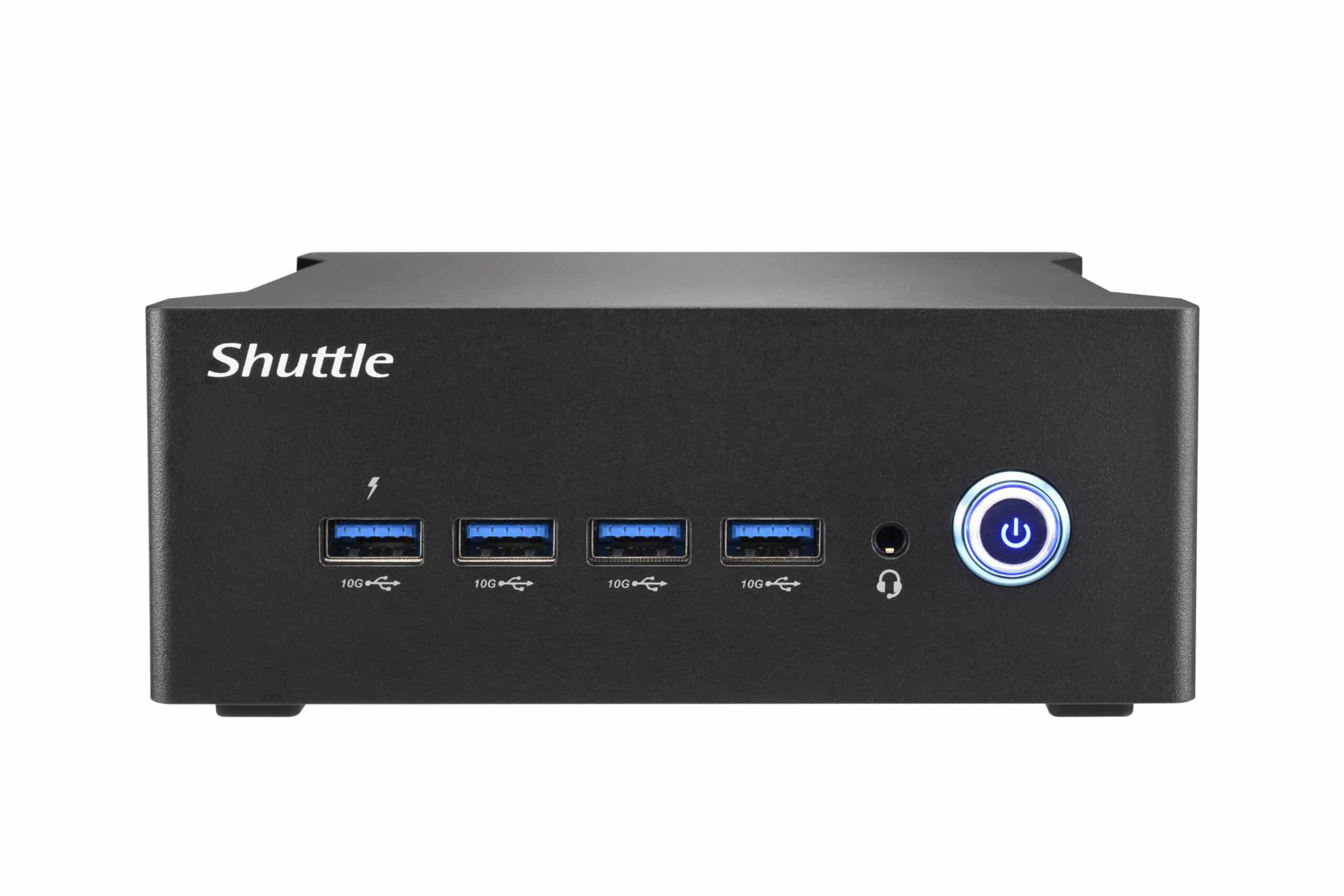 Shuttle Nano PC NA10H7, AMD Ryzen 7-8845HS APU, Radeon780M, 2xHDMI, 2xUSB-C 4.0(DP), 2x2.5Gbit LAN, incl. VESA, 24/7 permanent gebruik Barebone - Afbeelding 4