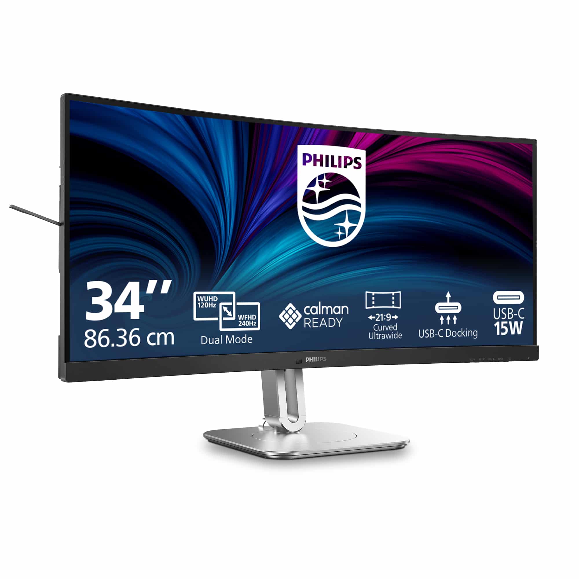 Philips 5000 series 34B2U5900C/00 computer monitor 86,4 cm (34") 5120 x 2160 Pixels WUHD LCD Grijs - Afbeelding 4