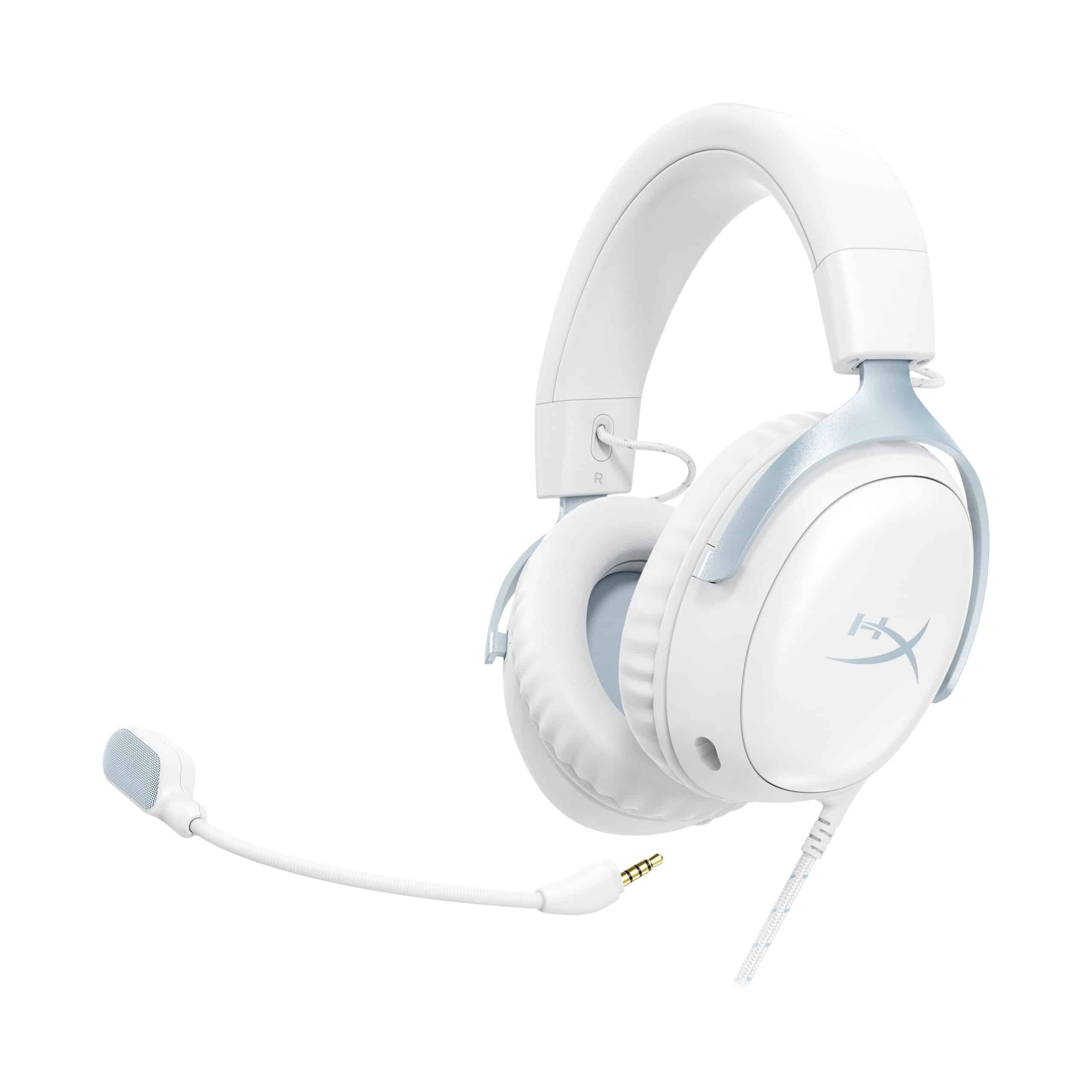 HyperX Cloud III - Gaming Headset (White/Blue) - Afbeelding 2
