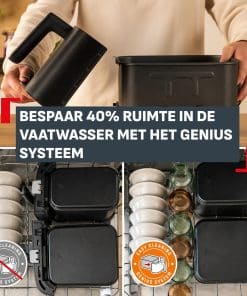 Tefal Ever Fry Dual XXL Dubbele air fryer met infraroodtechnologie - 7 programma's - 11L EY9478E0 - Afbeelding 5