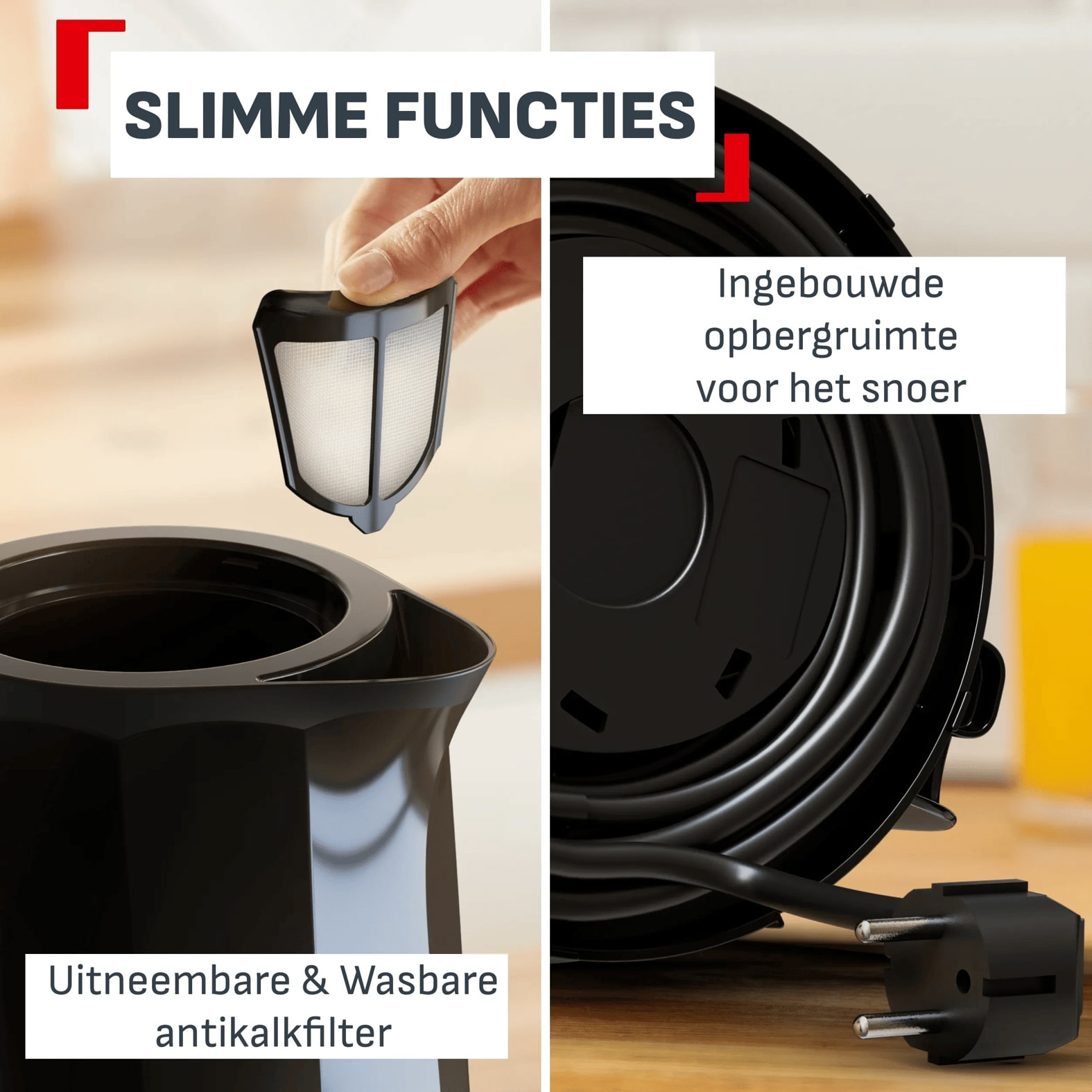 Tefal Express KO1E08 waterkoker 1,7L - snel kokend - 2400 W - automatische uitschakeling KO1E08E0 - Afbeelding 6