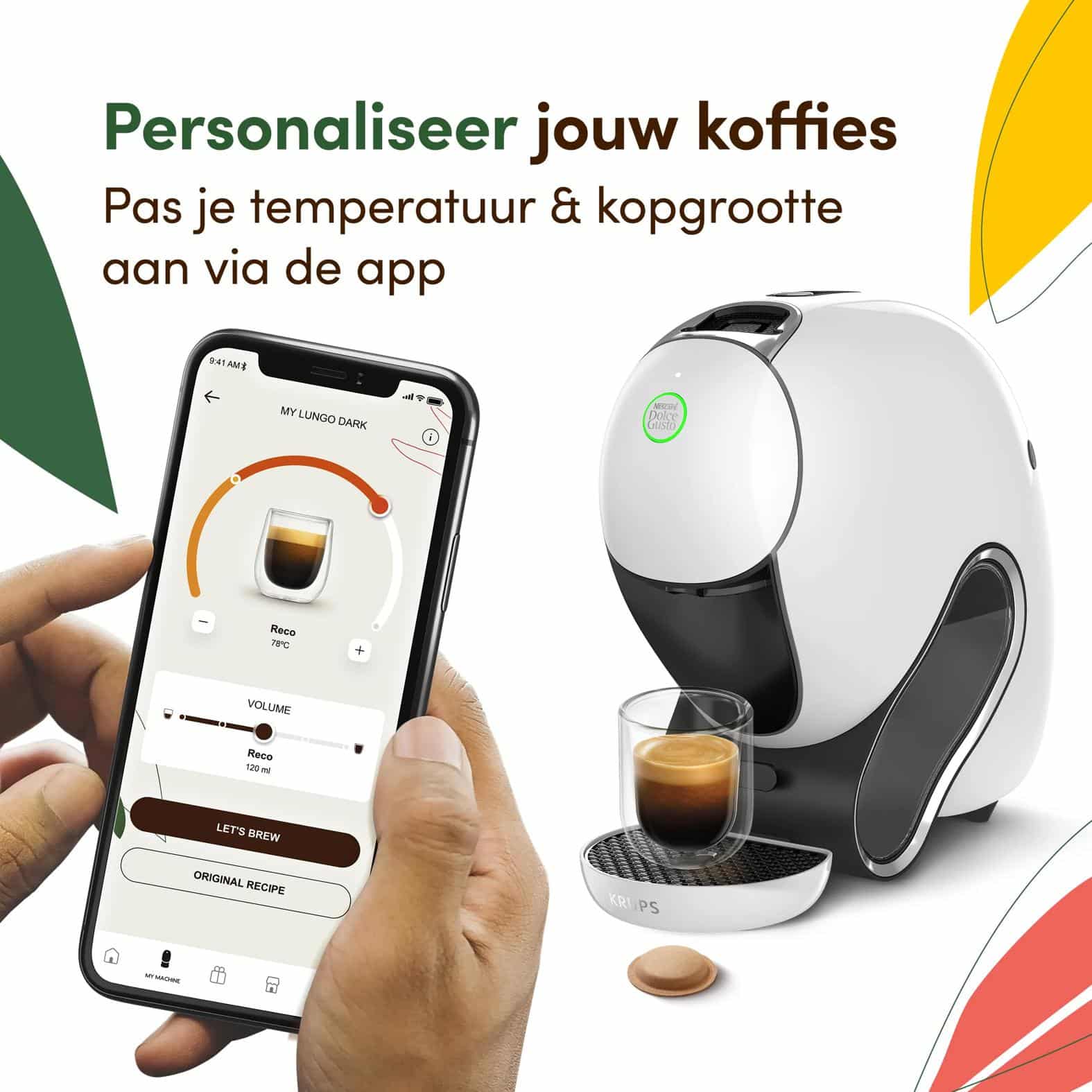 Krups NESCAFÉ DOLCE GUSTO NESCAFÉ Dolce Gusto YY5677 NEO Caffè koffiemachine wit - Afbeelding 7
