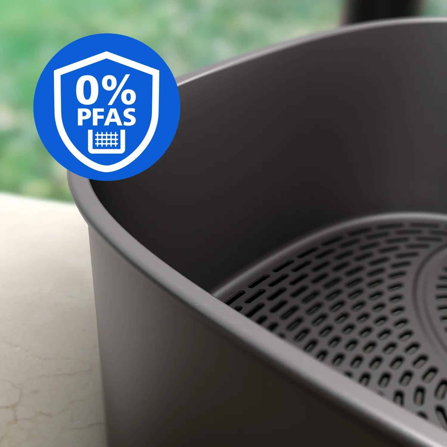 Philips 5000 series NA565/02 Megabasket met Stoomfunctie – Enkele mand of Dubbele Mand - SteamClean – 9,5L – Tot 8 Personen – Inclusief Tang - Afbeelding 3