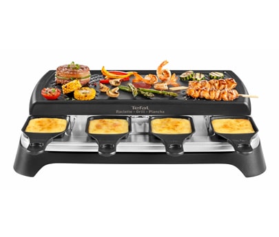 Tefal RE459812 raclette 8 persoon/personen 1350 W Zwart - Afbeelding 3