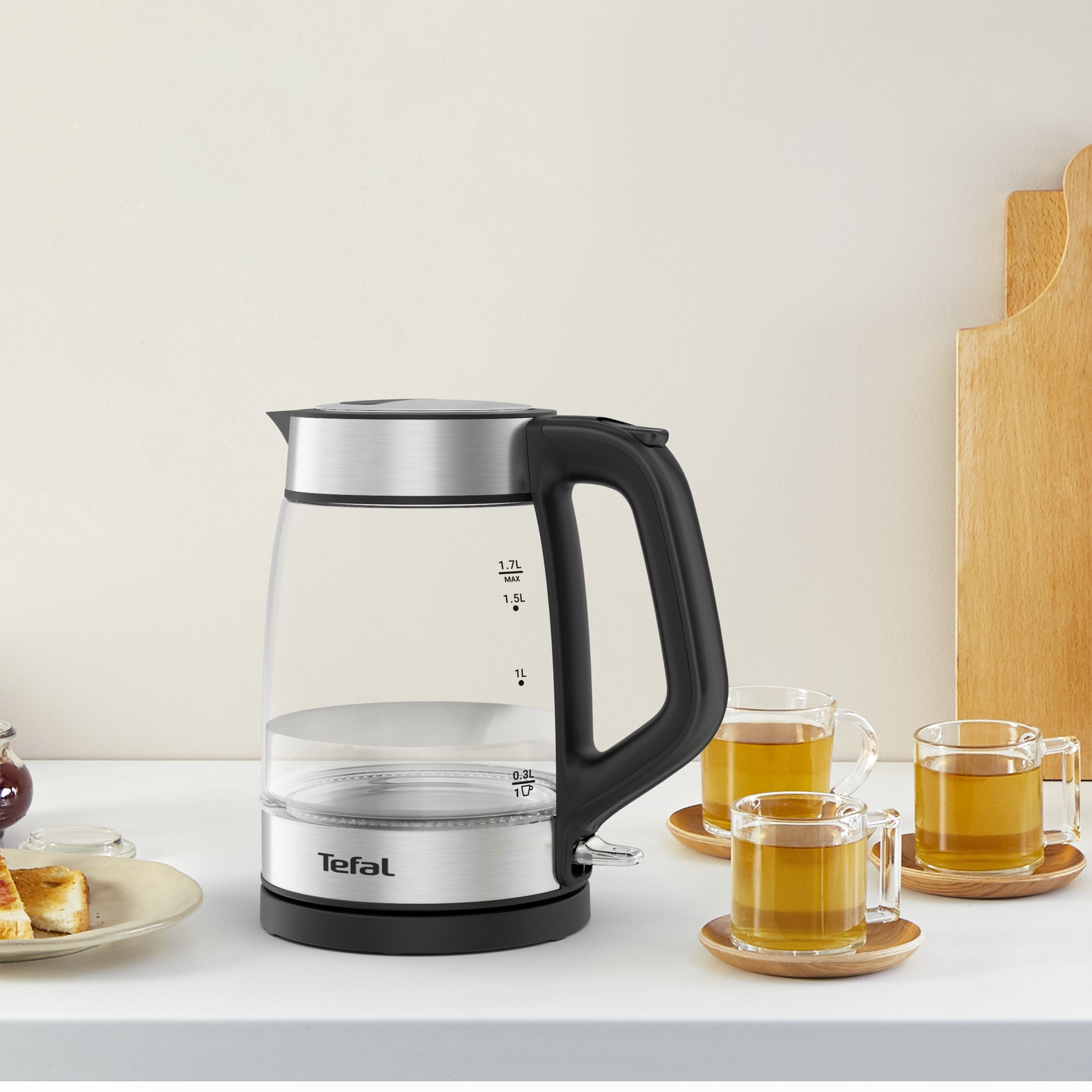 Tefal Glass Kettle KI6058 1,7L waterkoker - Afbeelding 4