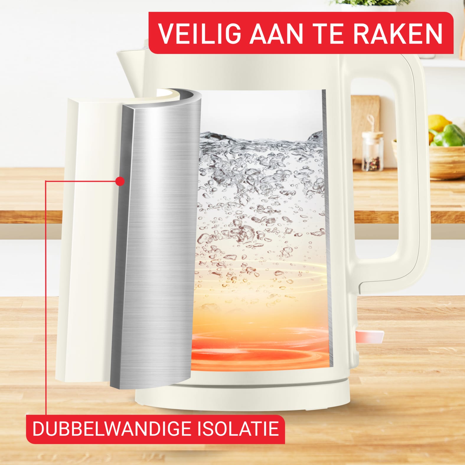 Tefal Thermo Protect KO140A waterkoker - Afbeelding 6
