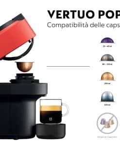 Krups Vertuo Pop Spicy Red XN9205 koffiecupmachine - Afbeelding 3