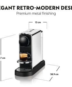 Krups NES CITIZ PLATINUM Nespresso CitiZ Platinum XN610D RVS - Afbeelding 4