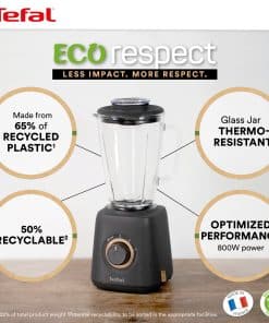 Tefal Eco Respect Intention BL46EN Blender - 2 snelheden - 800 W - 1,25 L - Afbeelding 7