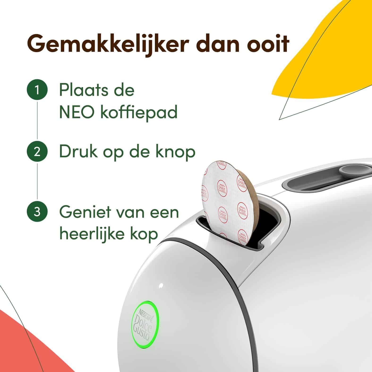 Krups NESCAFÉ DOLCE GUSTO NESCAFÉ Dolce Gusto YY5677 NEO Caffè koffiemachine wit - Afbeelding 5