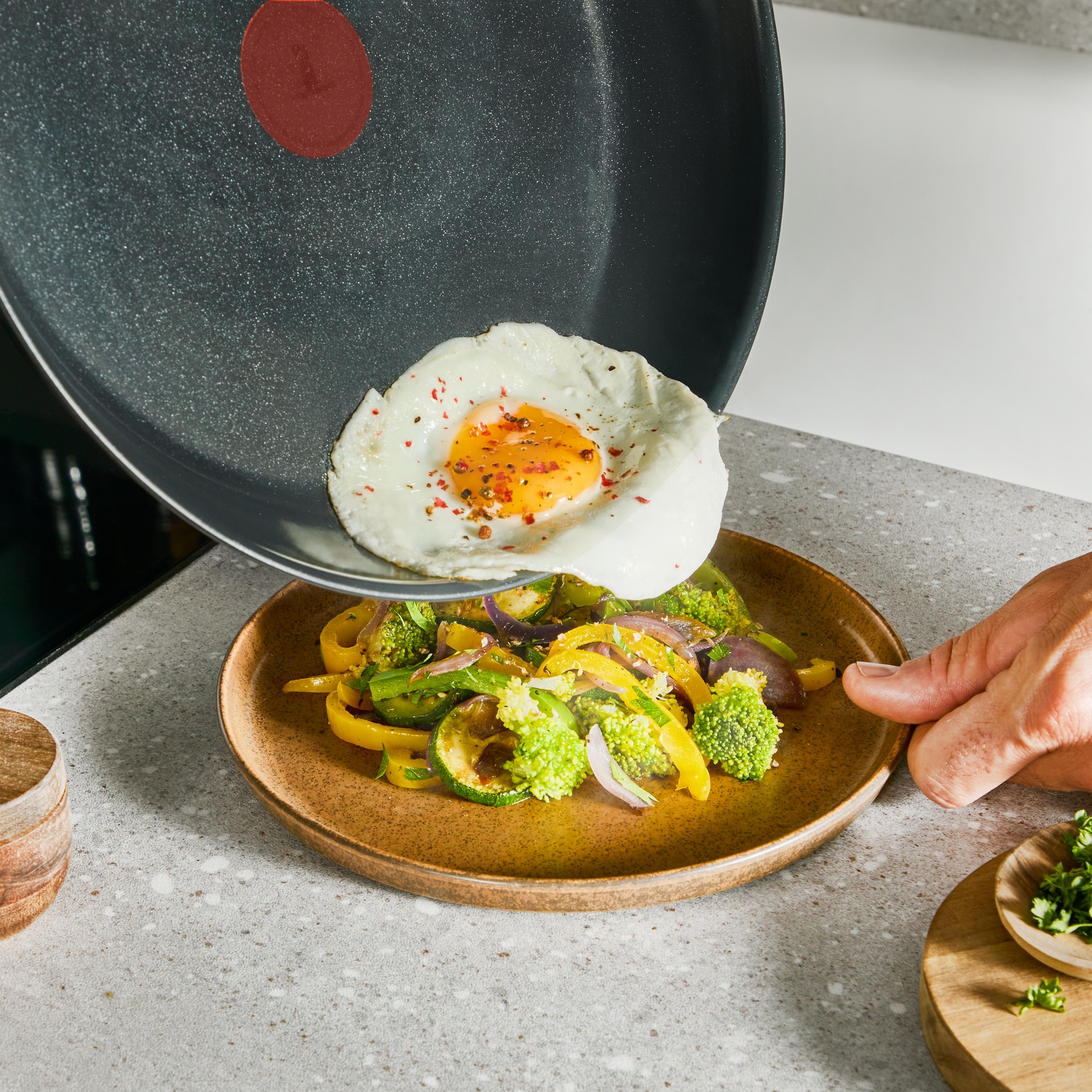 Tefal Extreme keramische koekenpan 28 cm - inductie - Afbeelding 6