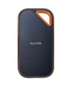 Sandisk SDSSDE81-1T00-G25 Extreme Pro Portable SSD V2, 1 TB, USB 3.1 Type-C, 2000MB/s, Black - Afbeelding 4